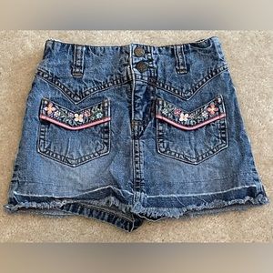 High Sierra Denim Skirt with Shorts - Kids - Size 4